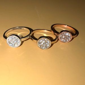 Set of 3 size 7 rings